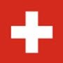 The image shows the flag of Switzerland. World Insurance Companies Logos - Switzerland, Europe.