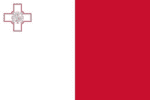 The image shows the Flag of Malta. World Insurance Companies Logos – Malta, Europe.