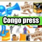 Image logo of the site: Congo press.