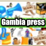 Logo Image of the site: Gambia press.