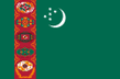 The image shows the flag of Turkmenistan. Turkmenistan Insurance - World Insurance Companies Logos.