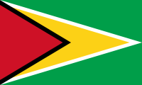 The image shows the Flag of Guyana
