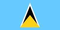 The image shows the flag of Saint Lucia. World Insurance Companies Logos – Insurance in Saint Lucia.