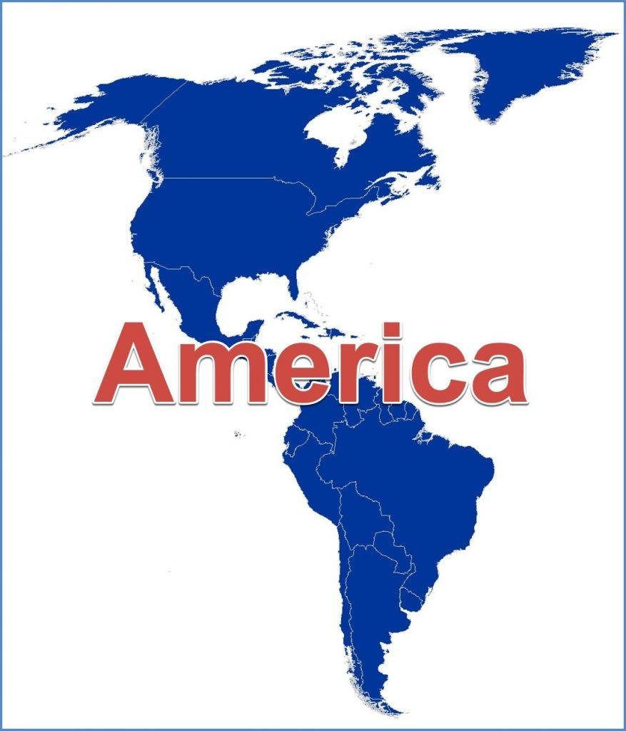 Image showing the map of America – America – World Insurance Companies Logos