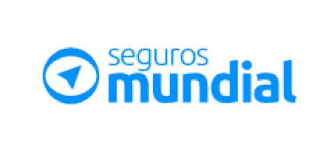 The Image shows the Logo of Insurance Company Seguros Mundial - World Insurance Companies Logos