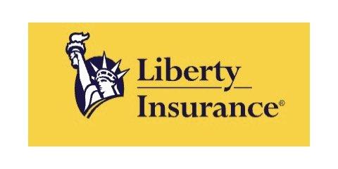Image of the Logo of the Insurance Company, Liberty. The Liberty Insurance logo features The Statue of Liberty and a serif-style word mark to its right. The image in light saturated yellow, and blue conveys professionalism, experience, and authority – World Insurance Companies Logos.
